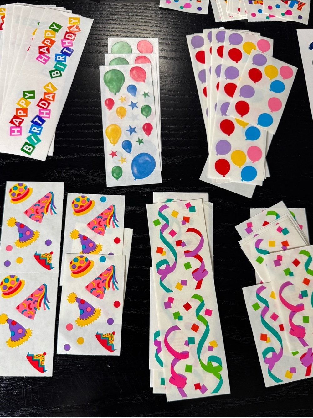 Creative Memories 90+ Sticker Lot Scrapbook Celebrate-Birthdays-Cake-Balloons - Picture 8 of 10